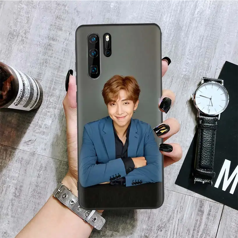 Rap Monsters RM Namjoon черный чехол для телефона huawei mate 30 20 10 P30 P20 P10 Pro Lite P Smart Z роскошный Coque Shell