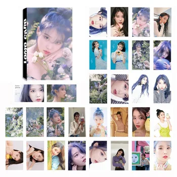 

30PCS/Set KPOP IU Ji Eun New Album Self Made Paper Lomo Card Photo Card Poster Photocard Fans Gift Collection