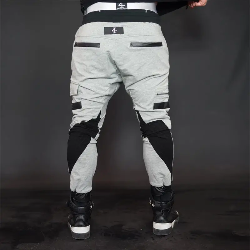 

Muscle Brother Autumn And Winter Men Fitness Pants Casual Sports Running Trousers Elasticity Slim Fit Joint Skinny Pants