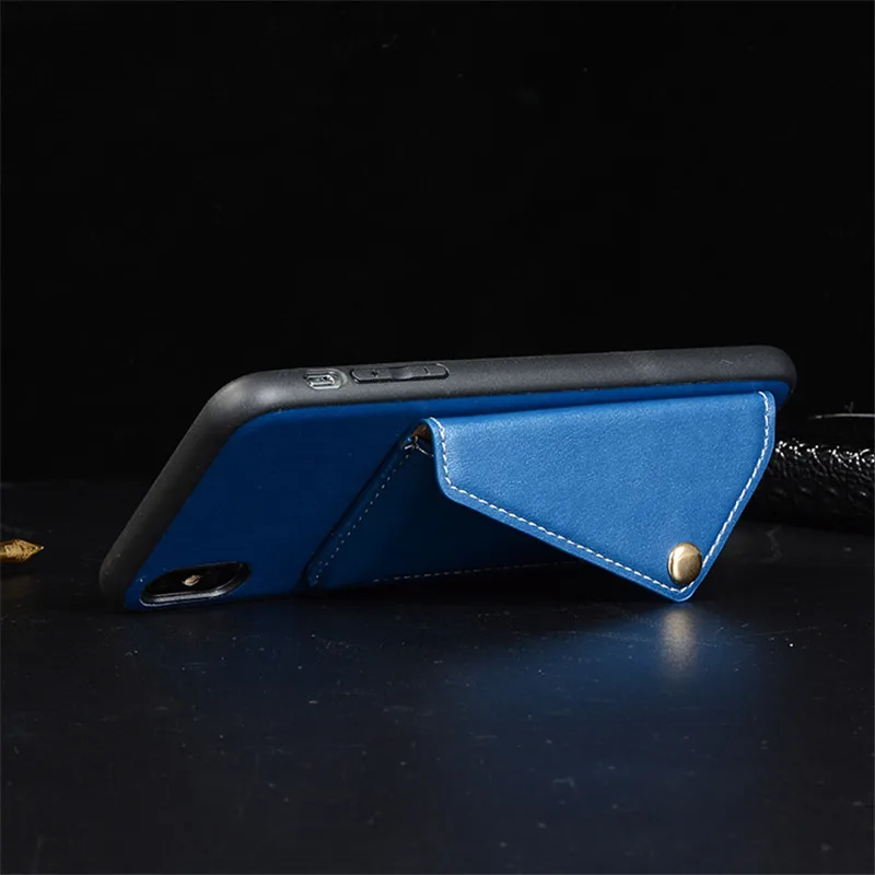 Кожаный чехол для карт Tikitaka для iPhone X, XR, XS, Max, 8 Plus, чехол s, твердый, с ремешком, кошелек, чехол для iPhone XS, 6, 6splus, 8, 7 Plus