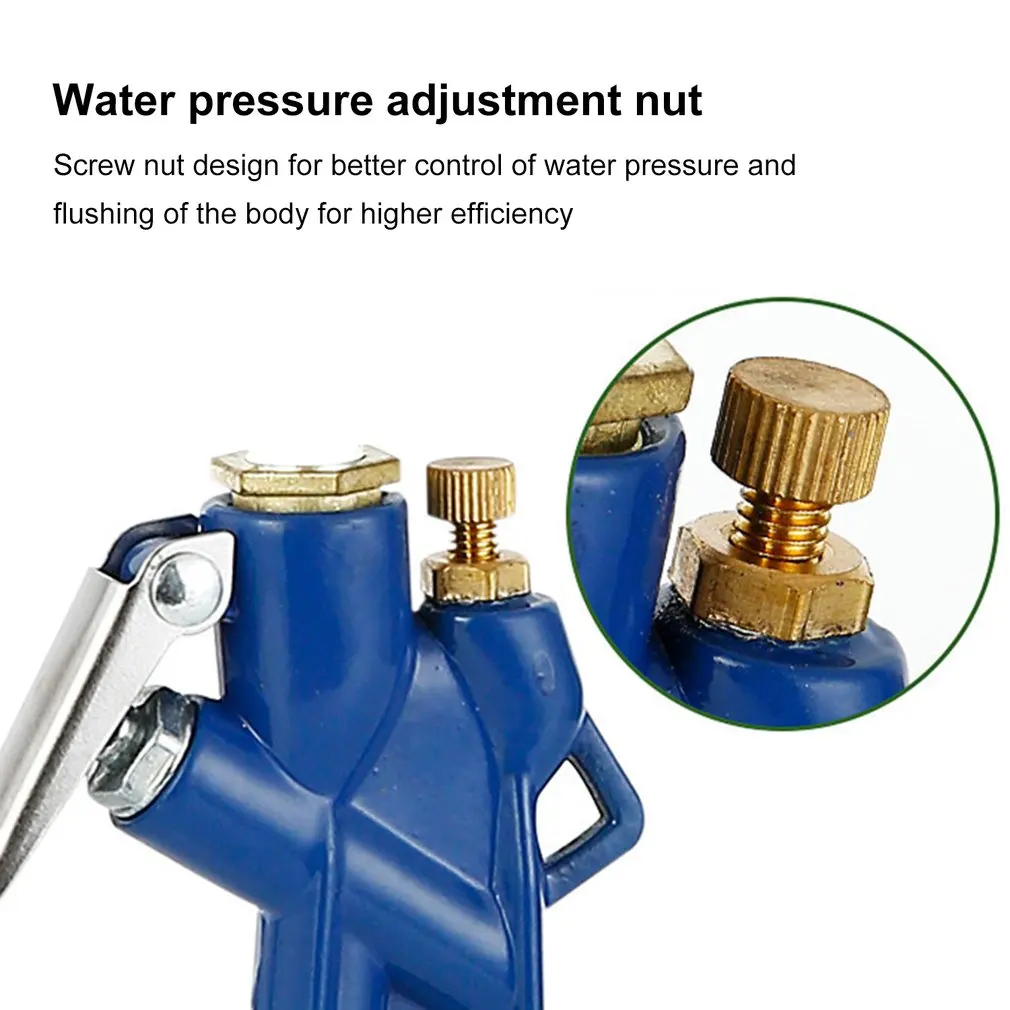 16 Inch Pneumatic Cleaning Gun with 1 Meter Flexible Pipe and Press Type Switch for Washing Car Engine Oil Way