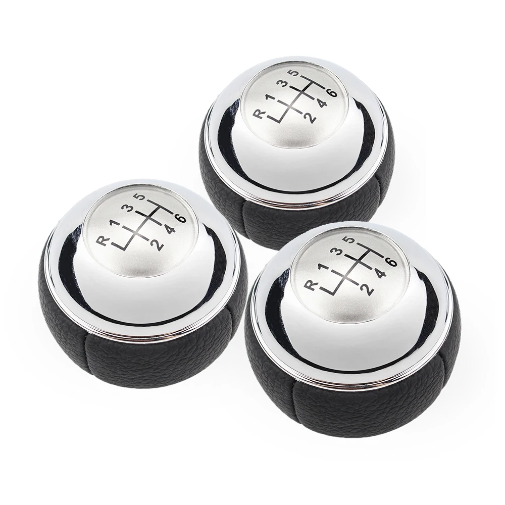 Genuine MINI Cooper R50 R52 Cabrio R53 Manual 5 Gear Shift Knob Leather Chrome