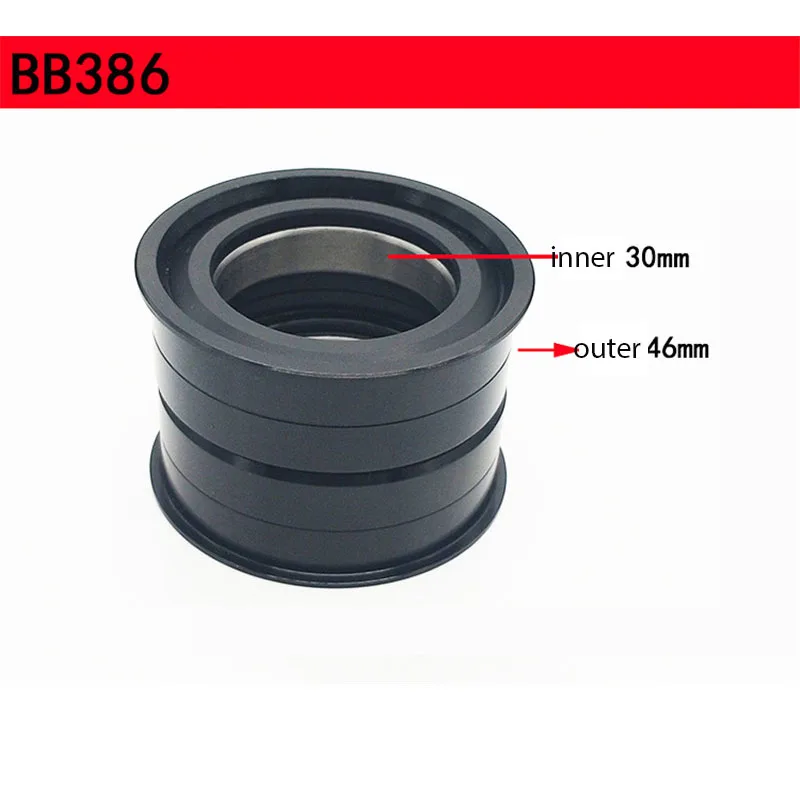 BB30 PF30 BB386 велосипедный кронштейн для велосипеда shimano для sram gxp пресс подходит подшипник 24 мм 30 мм 42 мм 46 мм MTB - Цвет: BB386