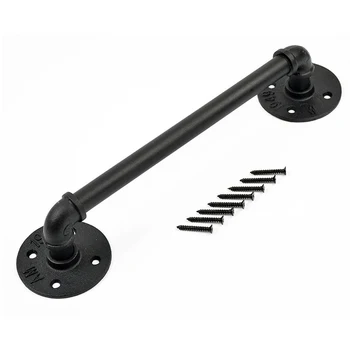 

Modern Simple Cabinet For Sliding Barn Drawer Alloy Closet With Screws Farm House Gate Fence Door Pull Handle Indoor Outdoor
