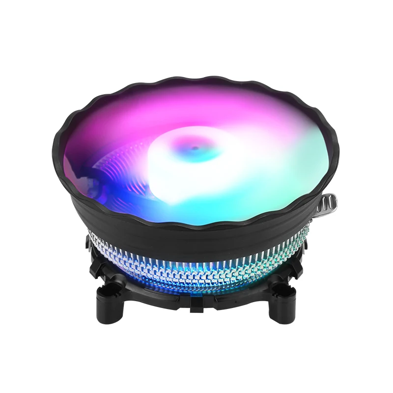 SAMA PC CPU Cooler Fan 120mm RGB 3 Pin For Intel LGA 1151 1155 1156 1366 775 AMD AM2 AM3 AM4 CPU Processor Cooler with Socket