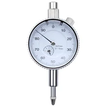 Прецизионный 0,01 мм стрелочный индикатор, ударопрочный циферблат, индикатор, измерительный инструмент, аналоговый микрометр 0-5 мм