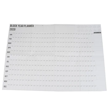 

2020 Yearly Calendar Year Planner Memo Organiser Annual Schedule With Sticker