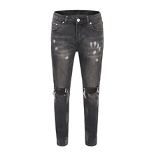 QoolXCWear Mens Fashion Dye Skinny Stretch Jeans Distressed Ripped Jeans Justin Bieber Freyed Denim Streetwear Pencil Pants K62 цена QoolXCWear Mens Fashion Dye Skinny Stretch Jeans Distressed Ripped Jeans Justin Bieber Freyed Denim Streetwear Pencil Pants K62 цены онлайн