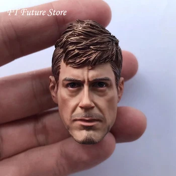 

Collectible 1/6 Scale Iron Man Tony Stark Robert Downey Head Sculpt Blonde Version Final Battle Calm without Neck For 12'' Body