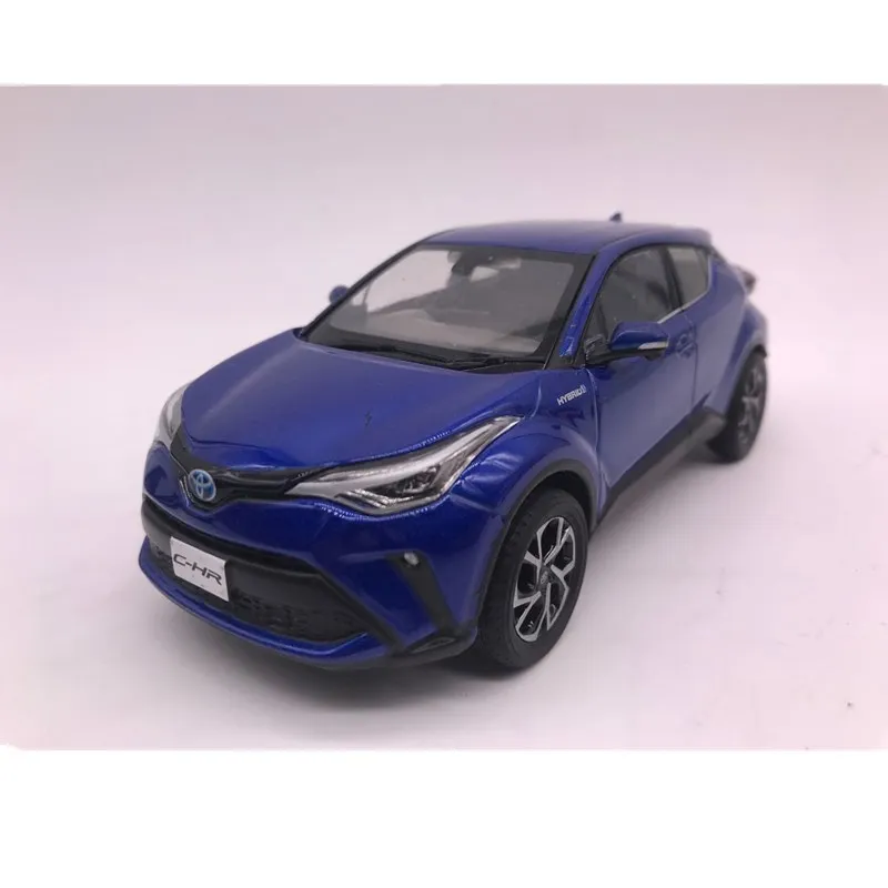 Дефектная модель автомобиля без коробки 1:30 Toyota CHR SUV коллекция моделей игрушечных автомобилей из сплава - Цвет: Синий