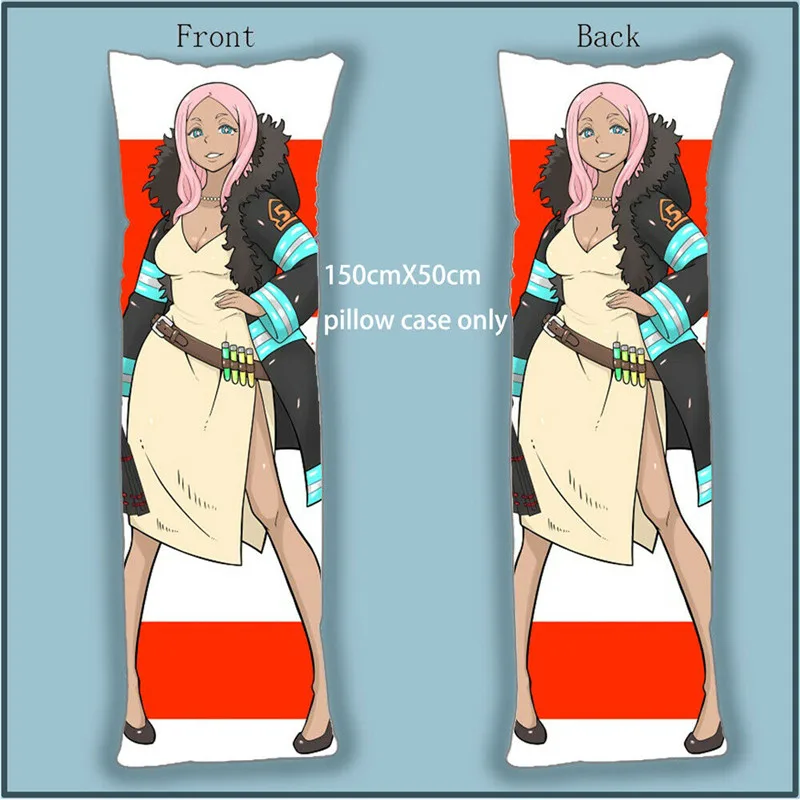 Наволочка для подушки на тело чехол принцессы Enn No Shouboutai Hibana Dakimakura двустороннее