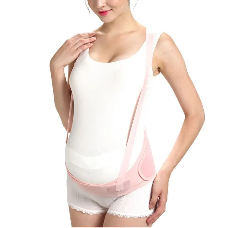 Тонкий дышащий пояс для беременных женщин, специальный пояс для подтягивания живота, Дородовая беременность с плечевым ремнем, защита