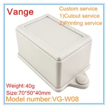 2 шт./лот прессование формовка корпус ABS пластик Материал проект коробка 70*50*40 мм настенный для устройства управления