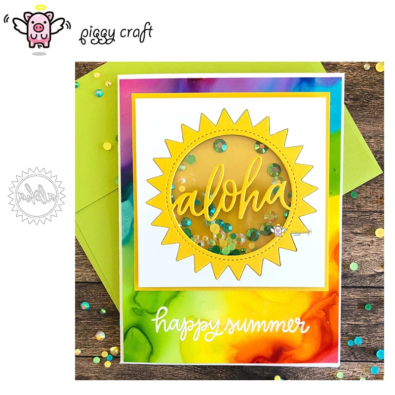 Металлические Вырубные штампы вырезанные формы аллоха буква солнце кольцо