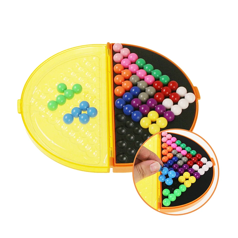 Jogo Educativo Pirâmide para Crianças, pérola inteligente, quebra-cabeça,  brinquedo com bolas coloridas, quebra-cabeça envolvente, desafios,  brinquedos, 1 conjunto - AliExpress