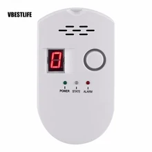 110-240 В детектор газа беспроводной цифровой светодиодный дисплей детектор природного утечки горючего газа для домашней сигнализации