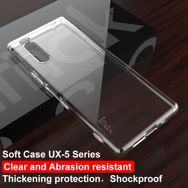 6,1 ''IMAK Crystal UX-5 TPU для sony Xperia 5 Чехол Coque sony Xperia5 чехол прозрачная задняя крышка для sony 5 Xperia 5 телефон Funda