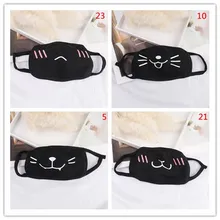 Хлопок Пылезащитная маска для лица аниме мультфильм Kpop стиль для женщин и мужчин муфельные Милые Маски со ртом для лица Лидер продаж