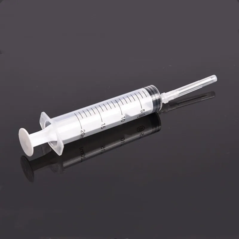 50Pcs Plastic Disposable Injector Dispensing Injection Syringe For Feeding Pet Filling Liquid Perfume Injection 1/2/5/10/20ml 2