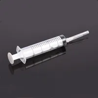 50Pcs Plastic Disposable Injector Dispensing Injection Syringe For Feeding Pet Filling Liquid Perfume Injection 1/2/5/10/20ml 2