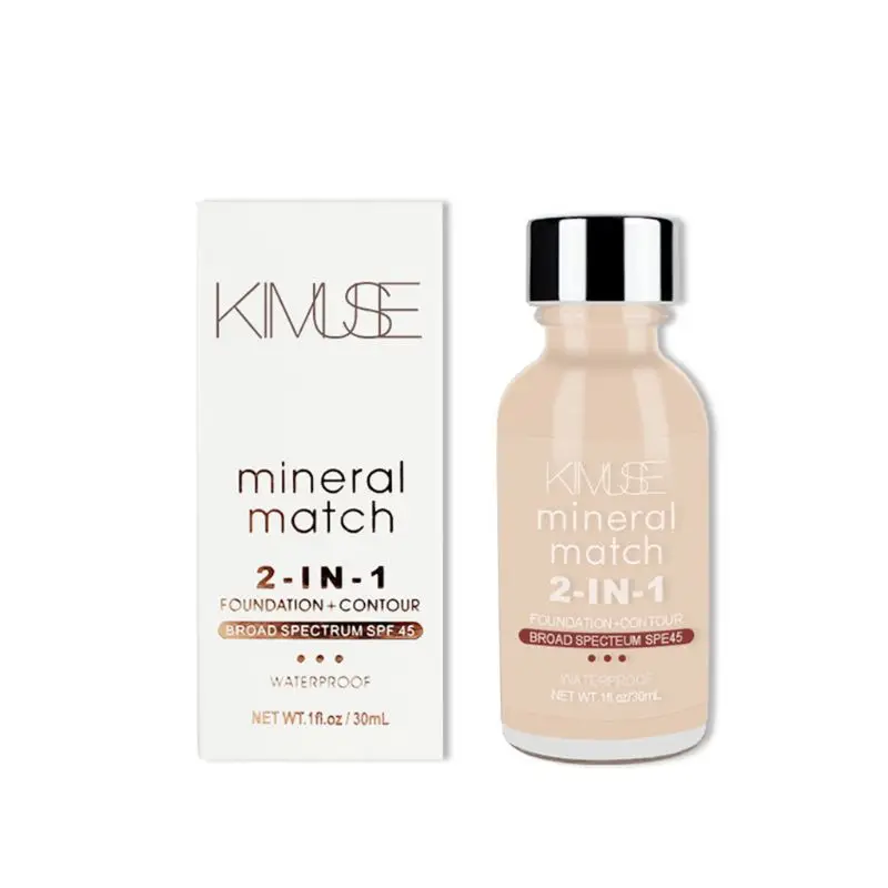 Kimuse Макияж для лица консилер Foundation Primer осветляет кожу долговечный Натуральный Солнцезащитный блок отбеливающий косметический легкий в носке