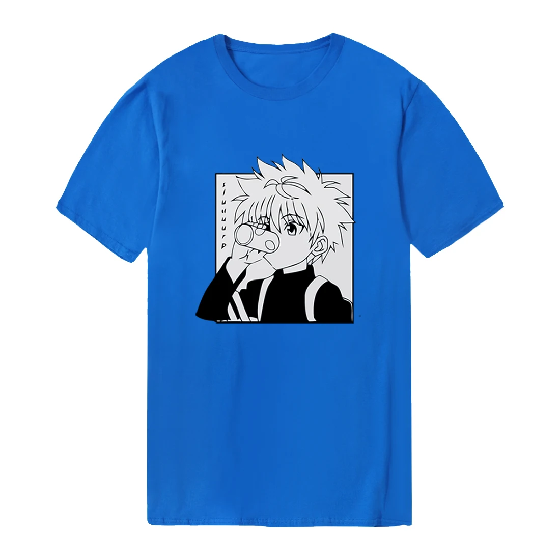 HUNTERXHUNTER летние хлопковые футболки мужские модные новые повседневные уличные