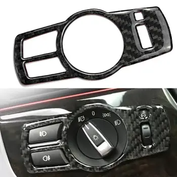 

Interior Headlight Switch Buttons Cover Stickers for BMW F10 F07 F01 F25 F26