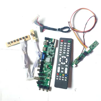 

Fit LM230WF3-SLD1/SLA1/SLB1/SLB2/SLC1 screen 1920*1080 upgrade HDMI VGA USB DVB 3663 TV digital 30 pin LVDS LCD drive board Kit