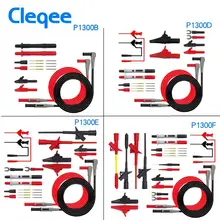 Сменный мультиметр Серии Cleqee P1300, пробник, тест-крюк и набор проводов, 4 мм, разъем типа "банан", зажим типа аллигатора, тестовая палка