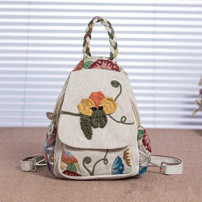 

New fashion Multi string appliques shopping backpacks!Nice bohemian prints women cover backrack Hot multi-use casual backruck