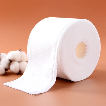 

Wash Towels Travel Makeup Remove Soft Wipe Disposable Roll Paper Thicken Non Woven Fabric Cleansing Facial Tissue Wet Dry Home