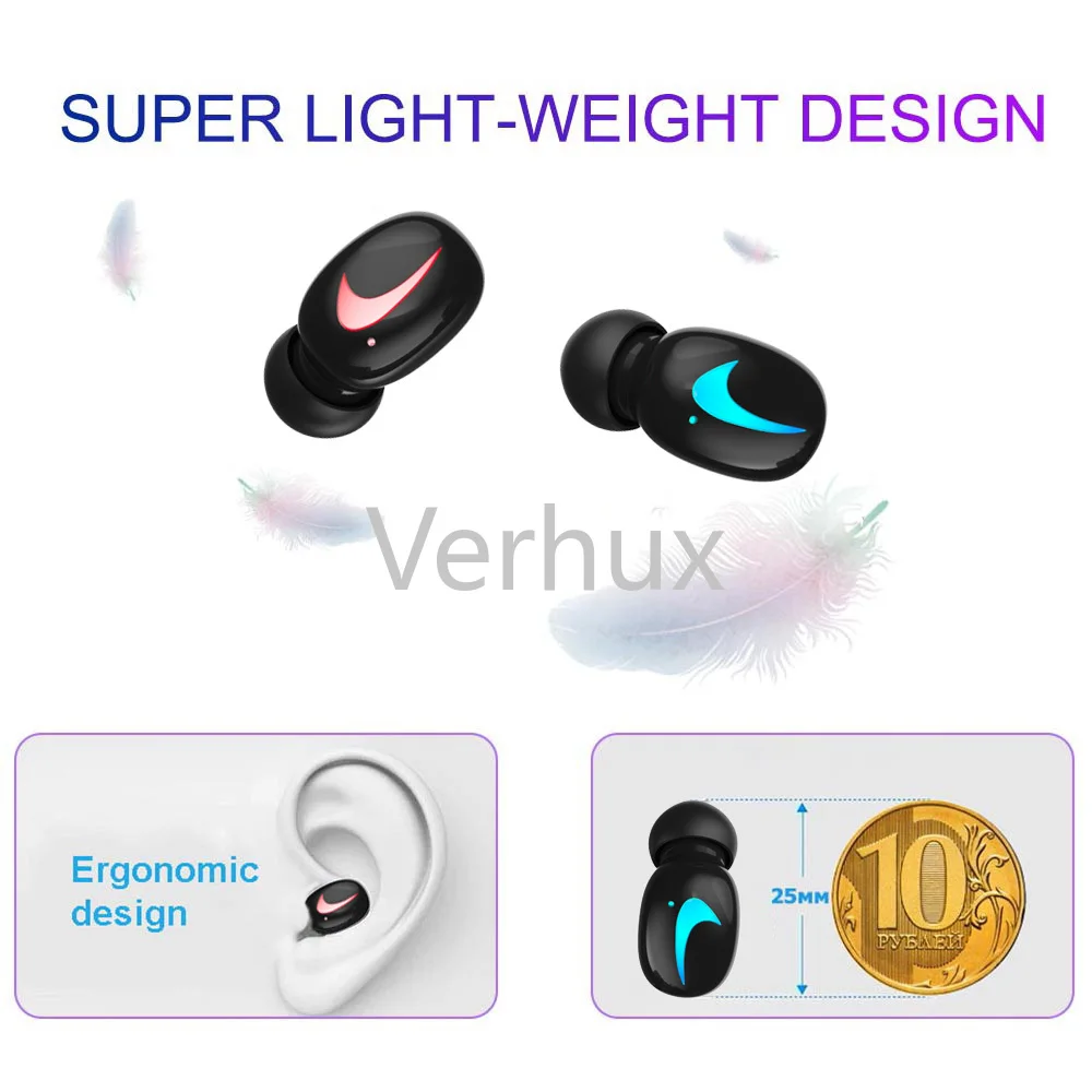 Q67 мини-наушник bluetooth TWS 5,0 беспроводные наушники 3D стерео с двойным микрофоном спортивные водонепроницаемые наушники Авто сопряжение гарнитура