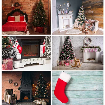 

SHENGYONGBAO Vinyl Custom Photography Backdrops Christmas day Theme Photography Background 91106DJ-04