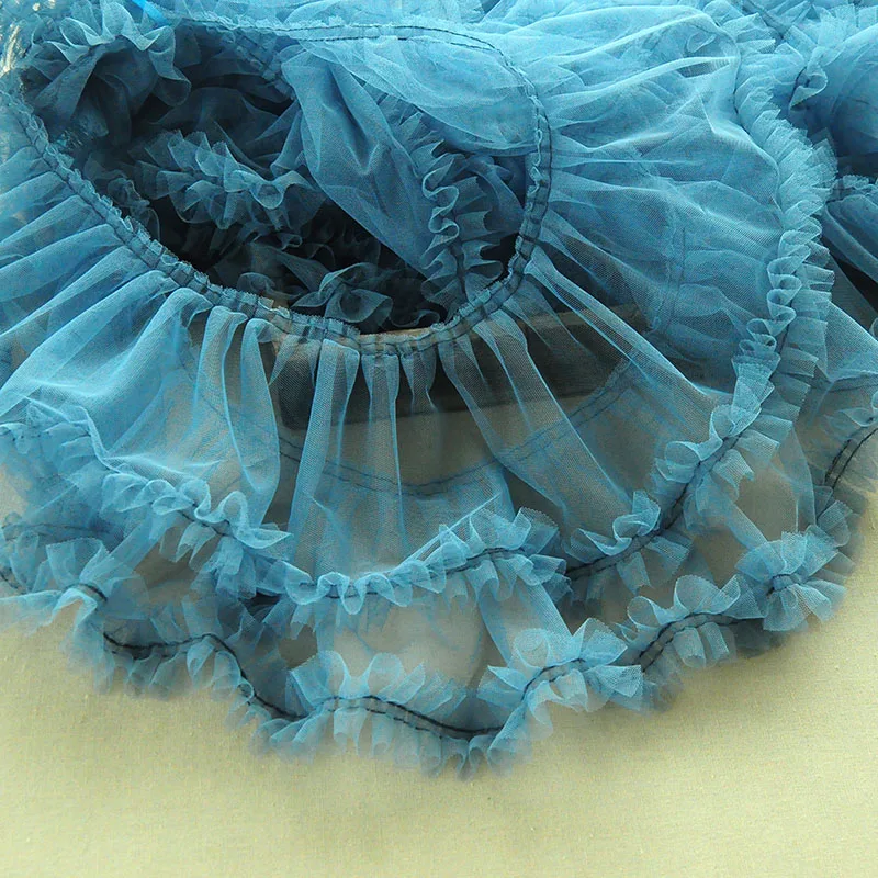 Lace Fabric Lace Garment Accessories Lace Sewing Supplies Lace Accessories Lace Sewing Accessories Clothing Accessories Clothing Craft Accessories 1M 15CM Lace Fabric Trims For Baby Fluffy Soft Tulle Tutu Girls Skirts Newborn Birthday Party Child Clothes Accessories