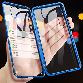 

Magnetic Absorption Anti Peeping Tempered Glass Flip Case for iPhone 6 7 8 Plus X XR XS Max iPhone6 iPhone8 iPhoneXR 8Plus Cover