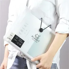 А4, расширяющаяся папка для документов, Пластиковая Сумка для документов, водонепроницаемая Женская многослойная Студенческая прозрачная сумка для хранения, офисные канцелярские принадлежности