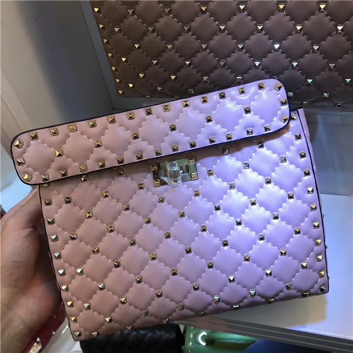 light pink Kafunila, роскошные сумки, женские сумки, дизайнерские, натуральная кожа, цепь, сумка через плечо, известный бренд, сумки через плечо для женщин, bolsa - Цвет: light pink