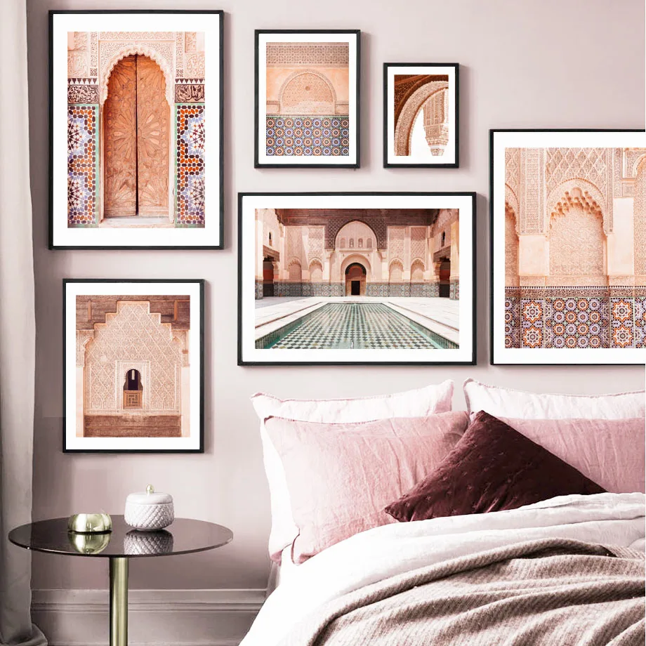Wall-Art-Canvas-Painting-Moroccan-East-Gate-Arabic-Style-Nordic-Posters-And-Prints-Wall-Pictures-For (2)