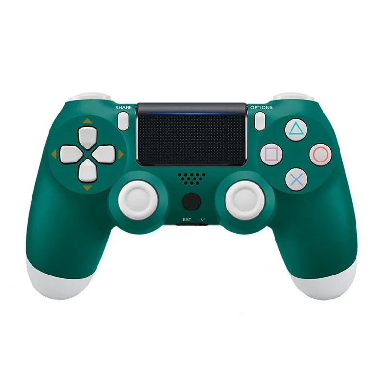 Csuneel Bluetooth беспроводной Джойстики USB для PS4 контроллер только для PS4 консоль для Playstation 4 Вибрационный джойстик с светильник - Цвет: Зеленый