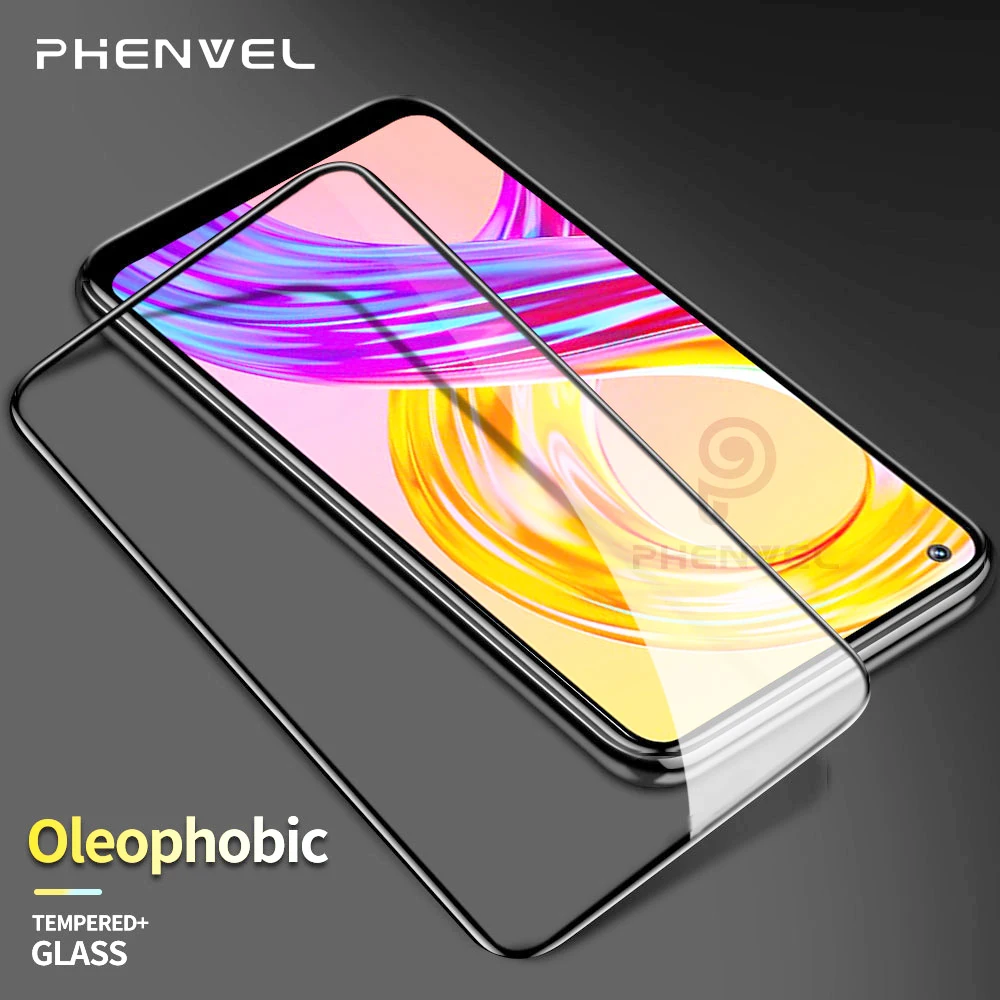 

Protective Glass For Realme 7 6 Pro Oleophobic Tempered Glass Film For realme 6 6S 6i 7i 7 8 5G Full Cover Screen Protector