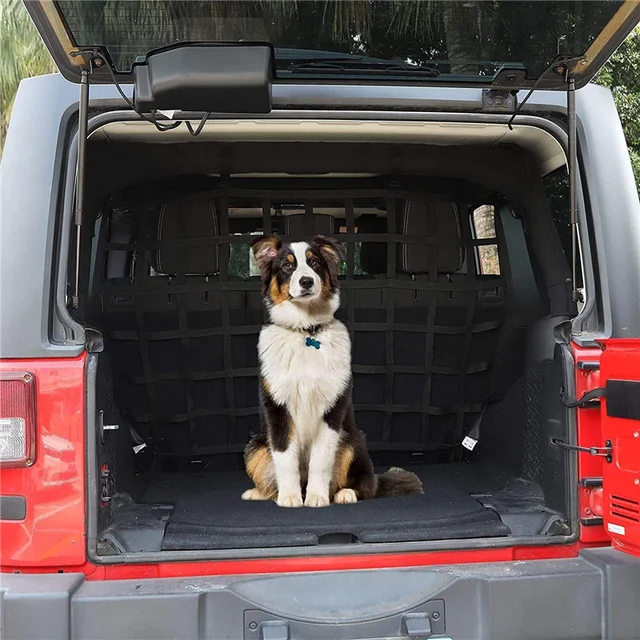 Jeep Cargo Net Dirtydog 4X4 Pet Divider For 07-18 Jeep Wrangler