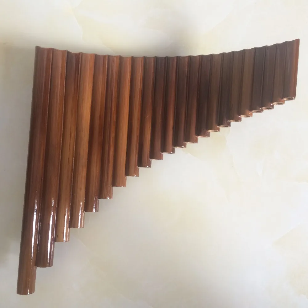 SevenAngel ручная работа 22 трубы бамбуковые панфлейты профессиональные деревянные флейты G ключ музыкальный инструмент с черной сумкой
