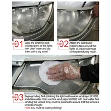 Автомобильная лампа покрытие кристалл краска агент восстановления инструмент автомобильная фара покрытие ремонт жидкость NR