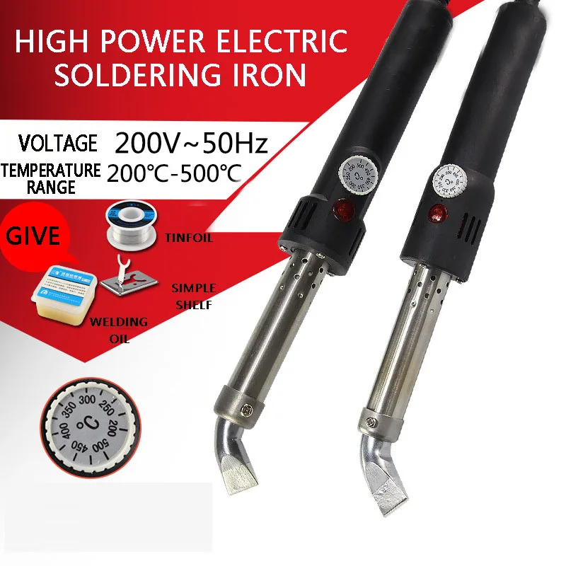 100W Constant Temperature High Power Adjustable Temperature Soldering Iron Industrial Long Life Maintenance Welding Tool