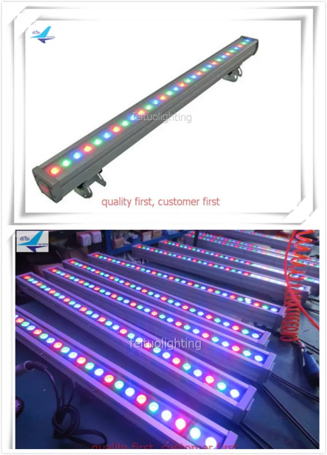 E-20lights с чехлом 30 шт led rgb длинная полоса настенная шайба бар свет для гостиничного здания