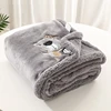 Baby Blankets Newborn Double-deck Warm Flannel Blanket Stroller Coral Fleece Manta Bebe Baby Products New born Baby Swaddle Wrap 4