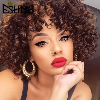 

Pixie Cut Wig Human Hair Short Wig Brazilian Human Hair Wigs Non-remy Jerry Curly 100% Human Hair Natural Black Fast Shipping