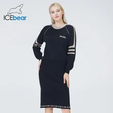 Icebear-suéter de marca para mujer, traje de 2 piezas, jersey de moda, vestido, NB-2314, Otoño/Invierno, 2021