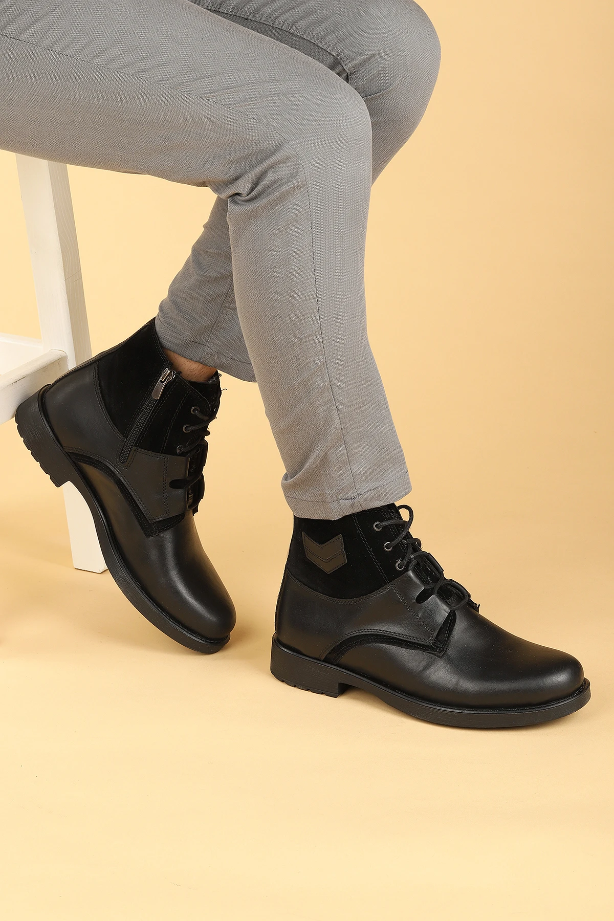 Ayakland 660 Thermo Sole Inside Furry Zipper Men S Boots Shoes Ayakland 660 Thermo Sole Inside Furry Zipper Men S Boots Shoes