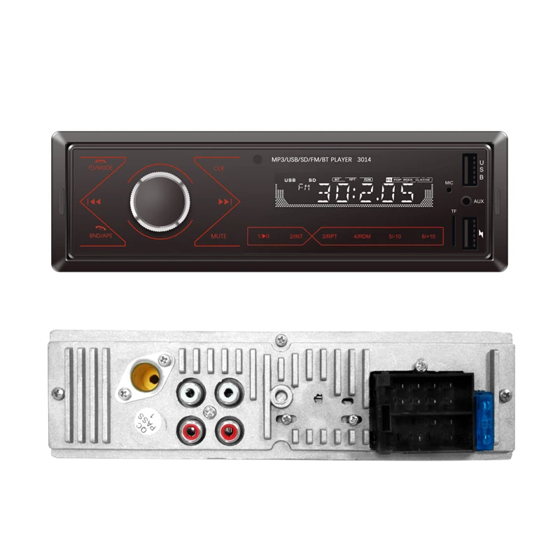 Двойной USB 2.1a зарядка FM радио SD карта U диск плеер bluetooth Кнопка full touch 1 din Автомобильный MP3 плеер